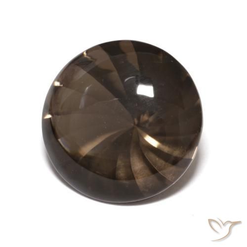 Quartz fumé Marron ambré naturelle Tour, 5.14 ct, Transparent