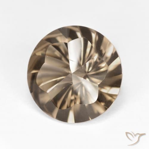 Quartz fumé Brun moyen-léger naturelle Tour, 5.06 ct, VVS
