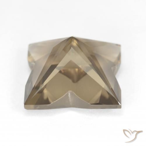 Quartz fumé Brun moyen-léger naturelle Fantaisie, 6.94 ct, VVS