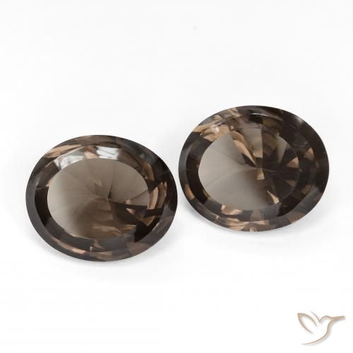 Shop natural 8.10ct Marron chaud Quartz fumé gems, ovale, from Brésil at GemSelect. In stock, global shipping!