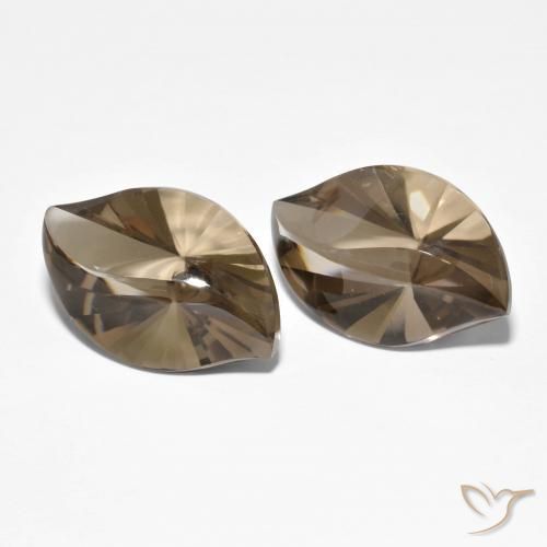 Shop natural 20.96ct Moka léger Quartz fumé gems, Marquise, from Brésil at GemSelect. In stock, global shipping!