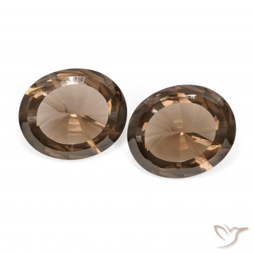 Achetez naturel 7,56ct marron quartz fumé gems, coupe ovale, en provenance brésil chez gemselect. en stock, livraison internationale!