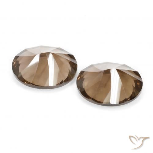 Achetez naturel 7,56ct marron quartz fumé gems, coupe ovale, en provenance brésil chez gemselect. en stock, livraison internationale!