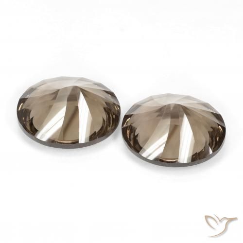 Shop natural 13.45ct Marron noyer Quartz fumé gems, ovale, from Brésil at GemSelect. In stock, global shipping!
