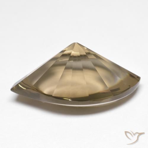 Quartz fumé Brun moyen-léger naturelle Marquise, 10.26 ct, Transparent