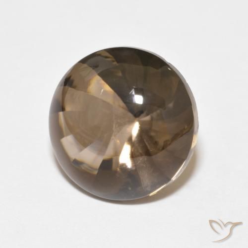 Quartz fumé Brun moyen naturelle Tour, 6.14 ct, Transparent