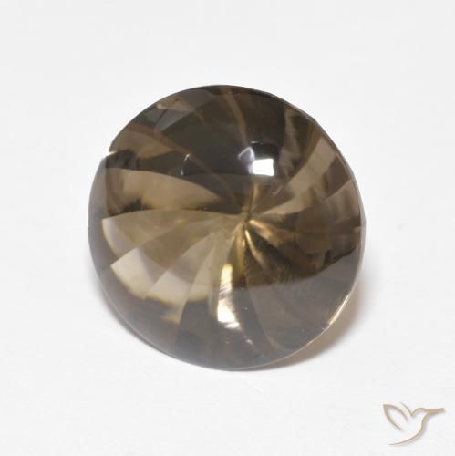 Quartz fumé Brun pain d'épices naturelle Tour, 5.06 ct, Transparent