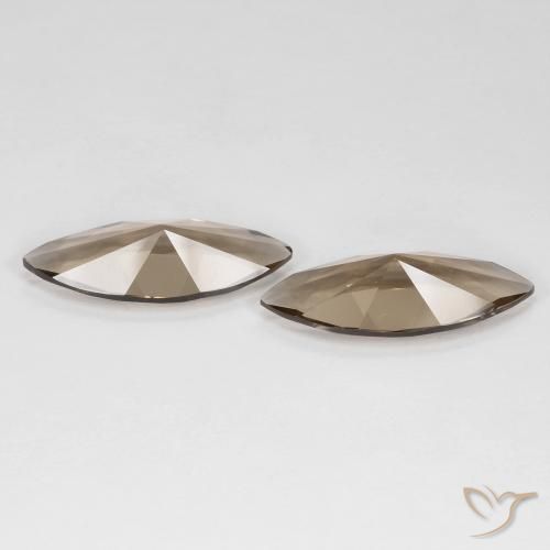 Shop natural 6.22ct Marron clair Quartz fumé gems, Marquise, from Brésil at GemSelect. In stock, global shipping!