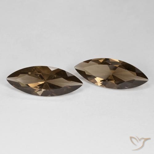 Shop natural 6.02ct Marron chaud Quartz fumé gems, Marquise, from Brésil at GemSelect. In stock, global shipping!