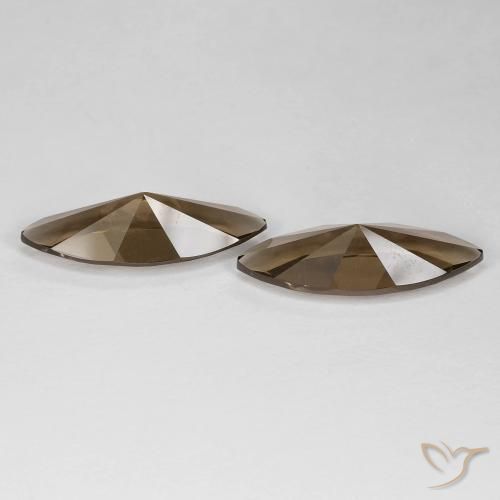 Shop natural 6.02ct Marron chaud Quartz fumé gems, Marquise, from Brésil at GemSelect. In stock, global shipping!