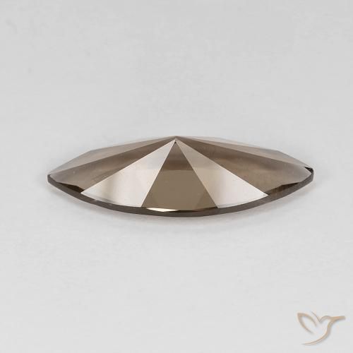 Quartz fumé Moka léger naturelle Marquise, 2.96 ct, VS