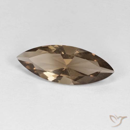 Quartz fumé Marron chaud naturelle Marquise, 2.79 ct, VVS