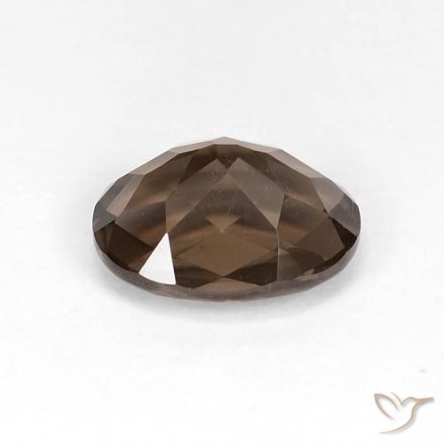 Quartz fumé Brun moyen naturelle ovale, 2.52 ct, VS