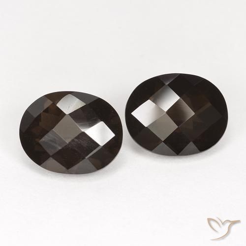 Shop natural 5.19ct Marron foncé Quartz fumé gems, ovale, from Brésil at GemSelect. In stock, global shipping!