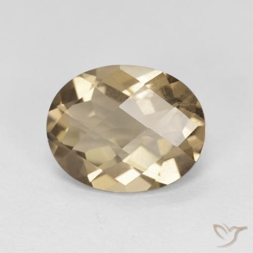 2.35ct Naturel Brun moka Quartz fumé, ovale, VS