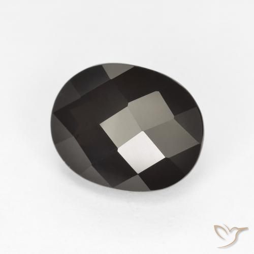 Quartz fumé Brun chocolat naturelle ovale, 2.61 ct, VVS