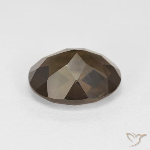 Quartz fumé Brun moyen naturelle ovale, 2.42 ct, VVS