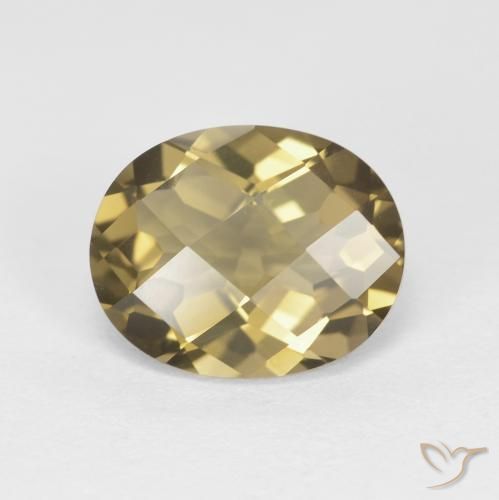 2.43ct Naturel Brun café Quartz fumé, ovale, VVS