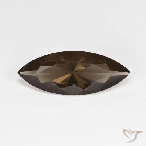 2.81ct Naturel Brun Quartz fumé, Marquise, VVS