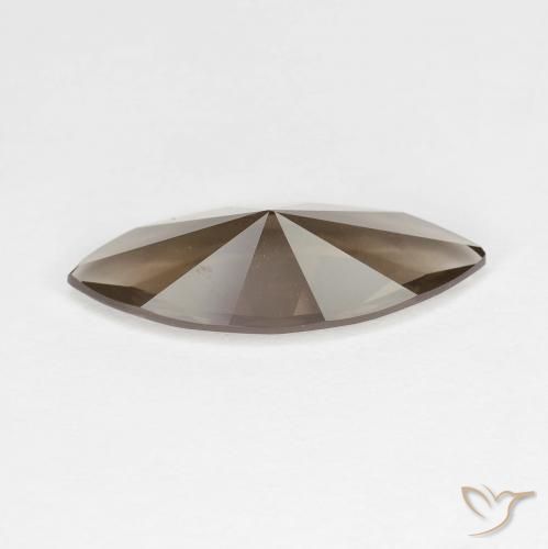 Quartz fumé Brun naturelle Marquise, 2.81 ct, VVS