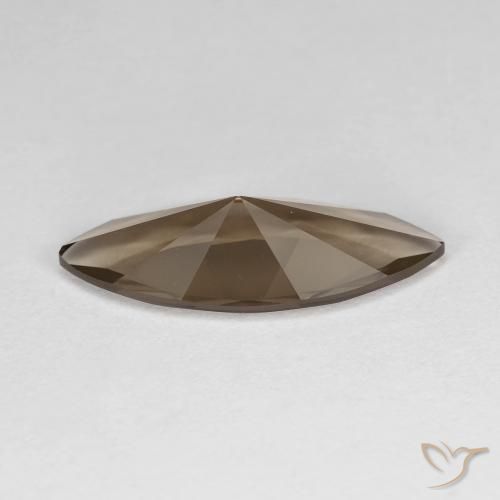 Quartz fumé Marron chaud naturelle Marquise, 2.74 ct, VVS