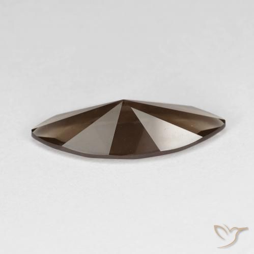 Quartz fumé Marron ambré naturelle Marquise, 2.80 ct, VVS