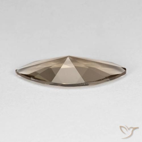 Quartz fumé Bois brun naturelle Marquise, 2.67 ct, VVS
