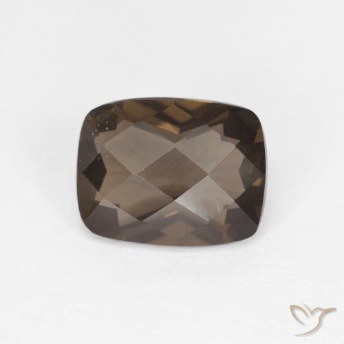 1.93ct Naturel Brun Quartz fumé, Coussin, VVS-VS