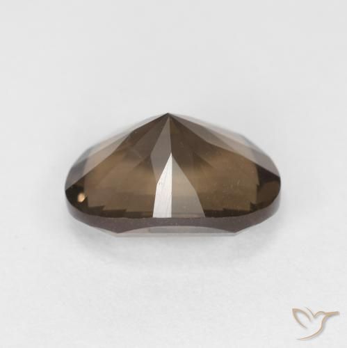 Quartz fumé Brun moyen naturelle ovale, 2.54 ct, VS