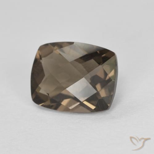 Quartz fumé Brun moyen naturelle Coussin, 1.97 ct, VVS