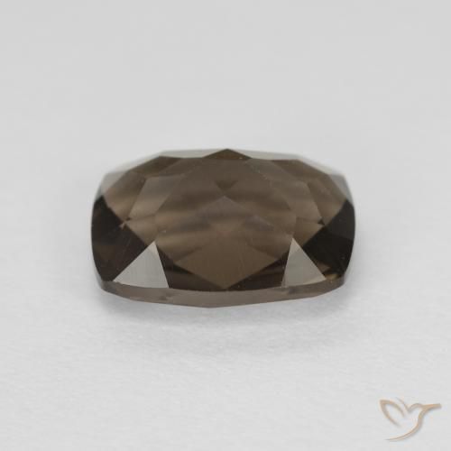 Quartz fumé Brun moyen naturelle Coussin, 1.97 ct, VVS