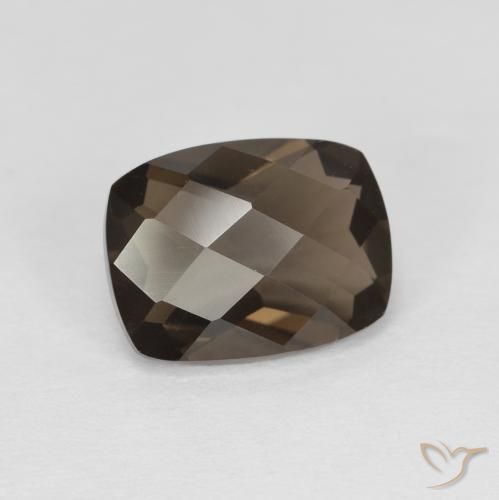 Quartz fumé Marron ambré naturelle Coussin, 1.89 ct, VVS
