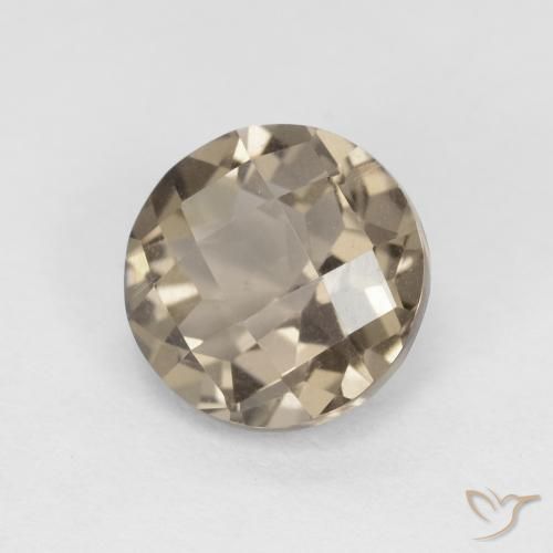 Quartz fumé Brun café léger naturelle Tour, 1.26 ct, VVS