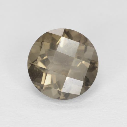 Quartz fumé Medium Light-Brown naturelle Tour, 1.22 ct, VVS