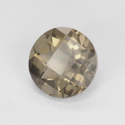 Quartz fumé Medium Light-Brown naturelle Tour, 1.22 ct, VVS