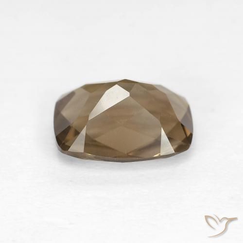 Quartz fumé Marron chaud naturelle Coussin, 1.75 ct, VVS