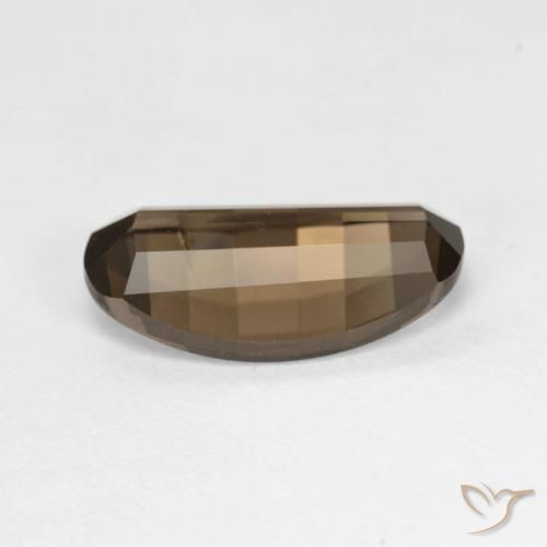 Quartz fumé Marron clair naturelle ovale, 2.73 ct, VVS