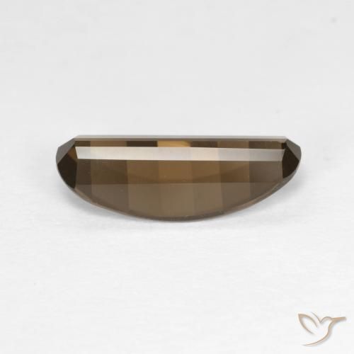 Quartz fumé Moka léger naturelle ovale, 2.06 ct, VVS