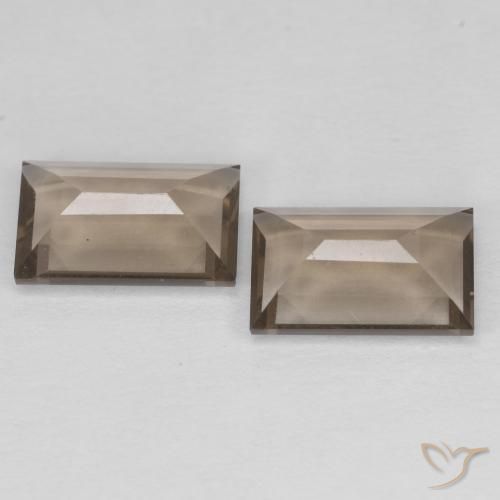 Shop natural 2.82ct Marron chaud Quartz fumé gems, Baquette, from Brésil at GemSelect. In stock, global shipping!