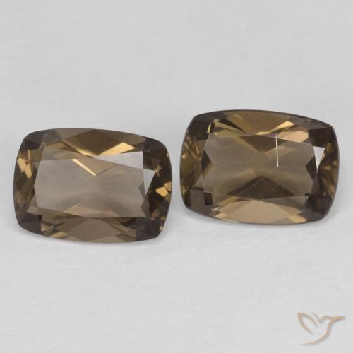 Shop natural 1.65ct Medium Light-Brown Quartz fumé gems, Coussin, from Brésil at GemSelect. In stock, global shipping!