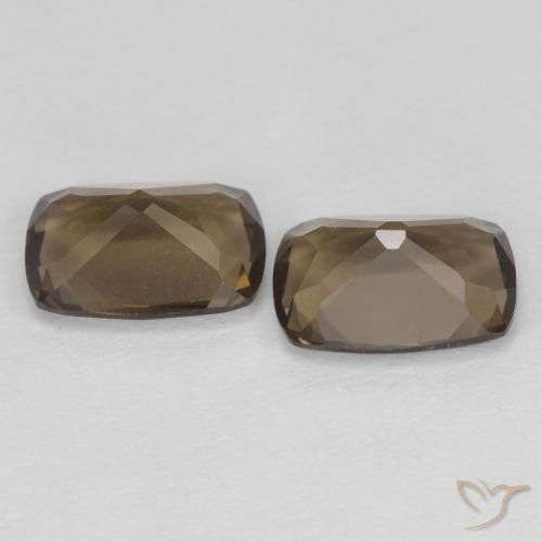 Shop natural 1.65ct Medium Light-Brown Quartz fumé gems, Coussin, from Brésil at GemSelect. In stock, global shipping!