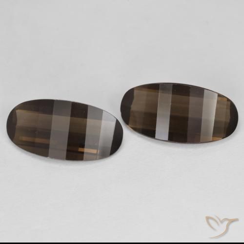 Shop natural 4.94ct Brun caryer Quartz fumé gems, ovale, from Brésil at GemSelect. In stock, global shipping!