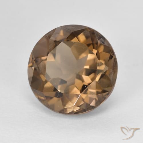Quartz fumé Marron chaud naturelle Tour, 5.06 ct, VVS-VS