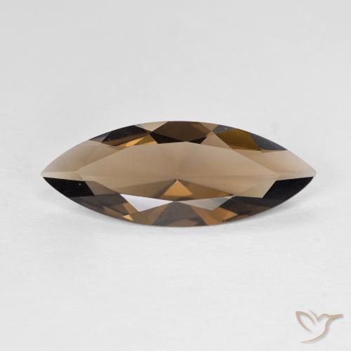 2.34ct Naturel Marron chaud Quartz fumé, Marquise, VS