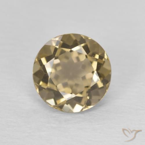 Quartz fumé Marron ambré naturelle Tour, 1.26 ct, VVS