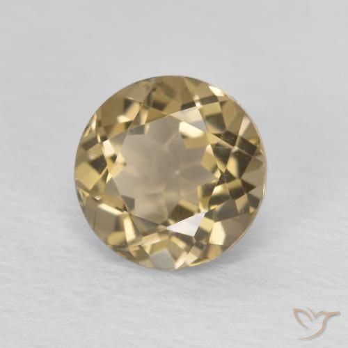 Quartz fumé Marron ambré naturelle Tour, 1.26 ct, VVS