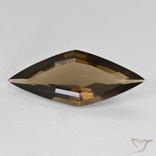 4.75ct Naturel Brun pain d'épices Quartz fumé, Fantaisie, VVS
