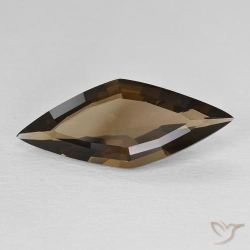 Quartz fumé Brun pain d'épices naturelle Fantaisie, 4.75 ct, VVS