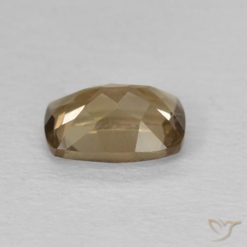 Quartz fumé Marron chaud naturelle Coussin, 0.90 ct, VVS