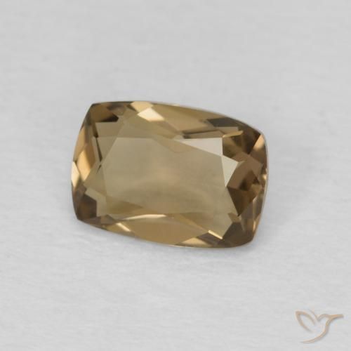 Quartz fumé Brun moka naturelle Coussin, 0.81 ct, VVS